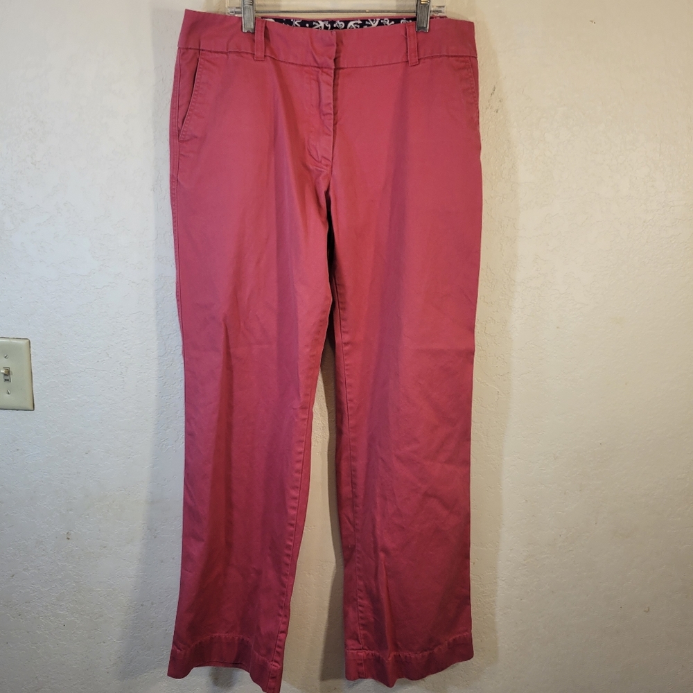 vineyard vines coral chino 34x32 flat front